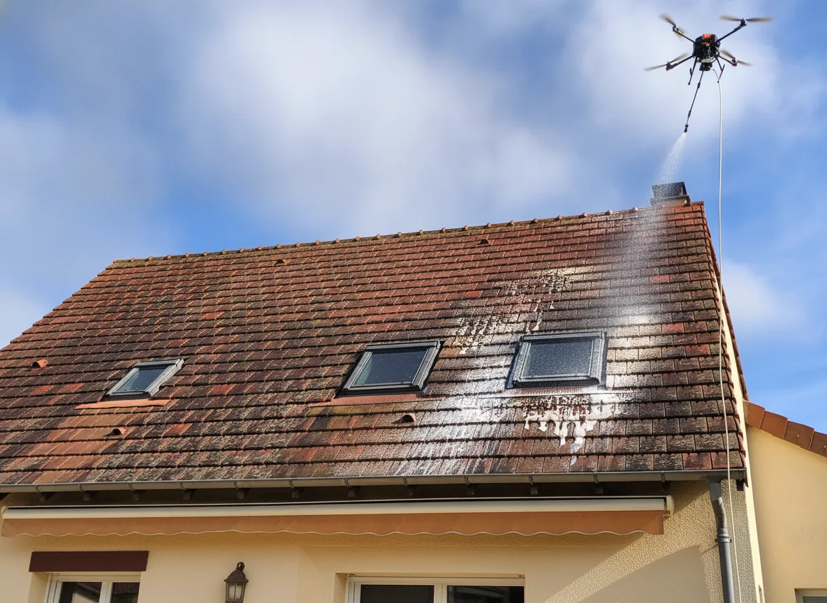 Nettoyage de toiture à Nangis