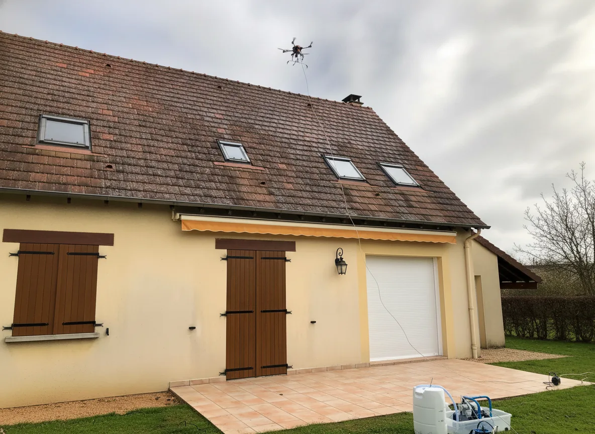 Nettoyage de toiture à Nangis